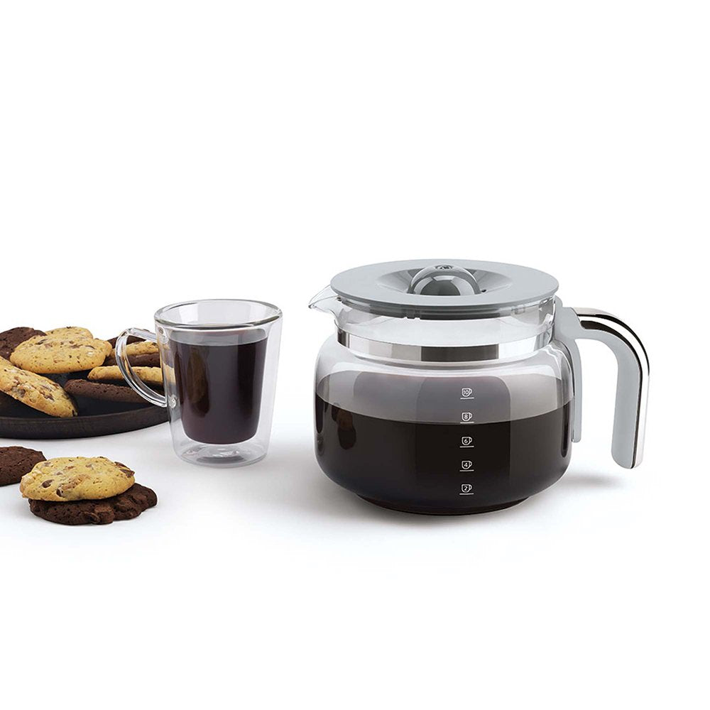 EAN 8017709280550 - Smeg DCF02WHEU cafetera eléctrica Totalmente automática Cafetera de filtro 1,4 L imagen 5