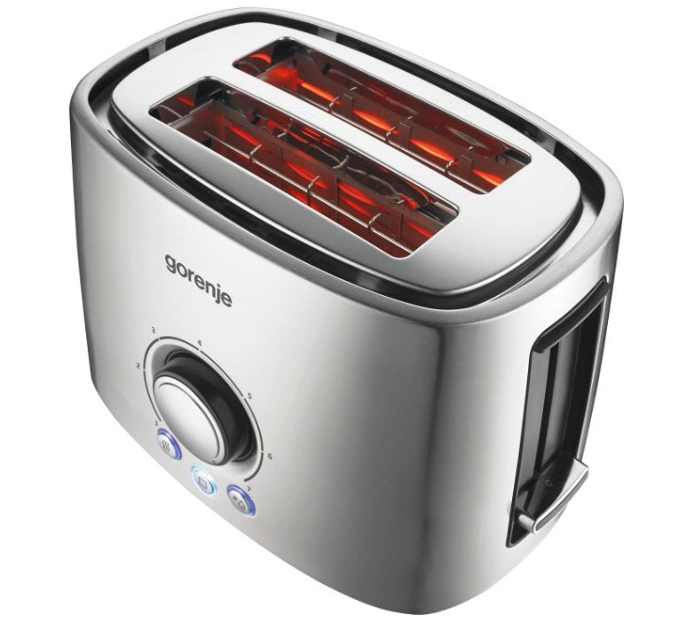 Tostadora Gorenje T1000e, Potencia 1000 W, Acero Inoxidable