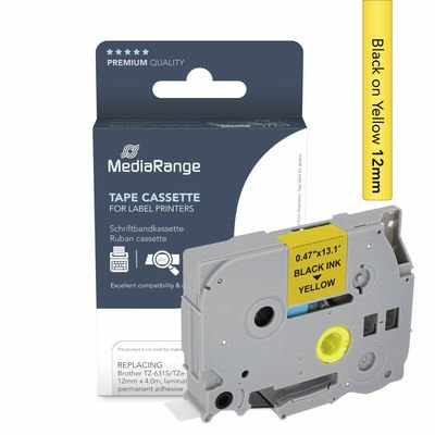 Cinta Mediarange Aprox. Brother Tz-631s Tze-631s 12mm 4ms