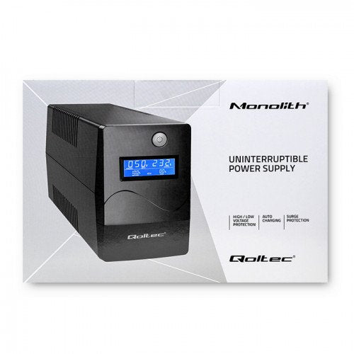 EAN 5901878539782 - Qoltec Monolith sistema de alimentación ininterrumpida (UPS) Doble conversión (en línea) 0,65 kVA 360 W 2 imagen 11