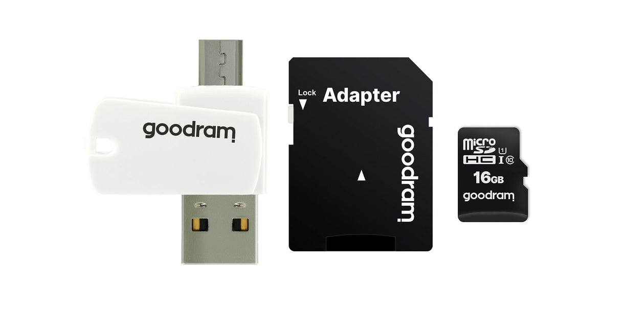 EAN 5908267930267 - Goodram M1A4 All in One 16 GB MicroSDHC UHS-I Clase 10 imagen 1