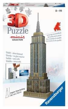 Ravensburger - 3d Puzzle Empire State Building, Londres, Minis Collection, 54 Piezas
