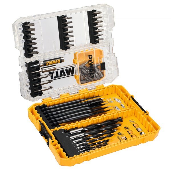 Dewalt Juego De Brocas Y Brocas Para Madera Dt70758, Extreme Impact, Juego De Brocas Y Brocas Dt70758-Qz
