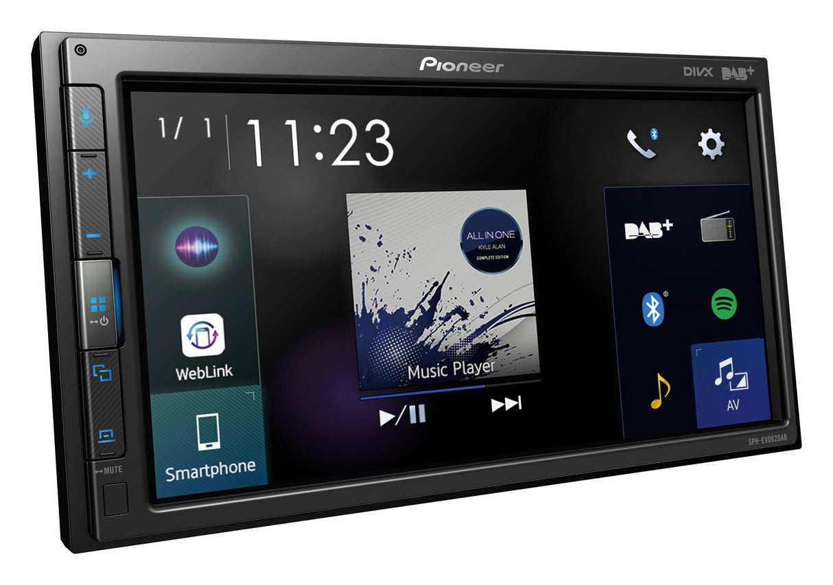 Pioneer Sph-Evo62dab Receptor Multimedia Para Coche Negro Bluetooth
