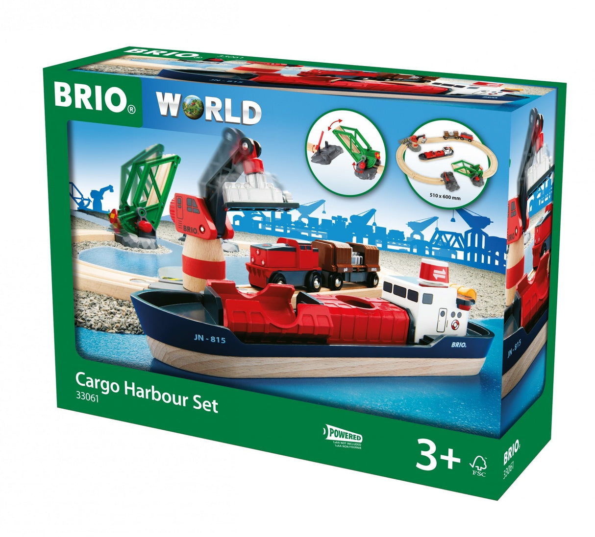 Brio World World Container Hafen Set, Bahn 33061