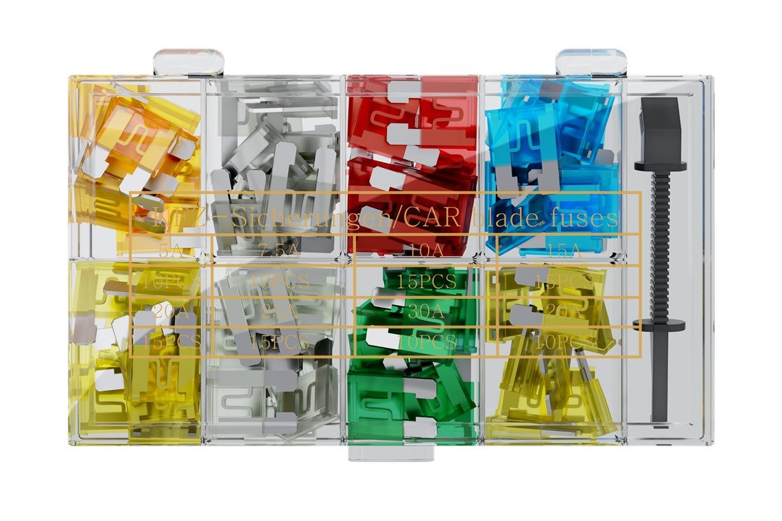 Caja Fusibles Auto 100 Pcs Goobay