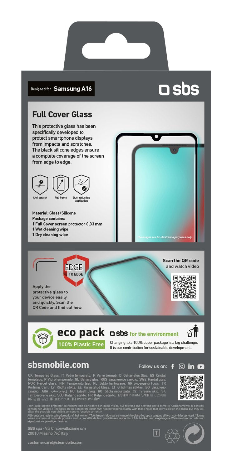 Sbs Glas Sp Full Cover Galaxy A16