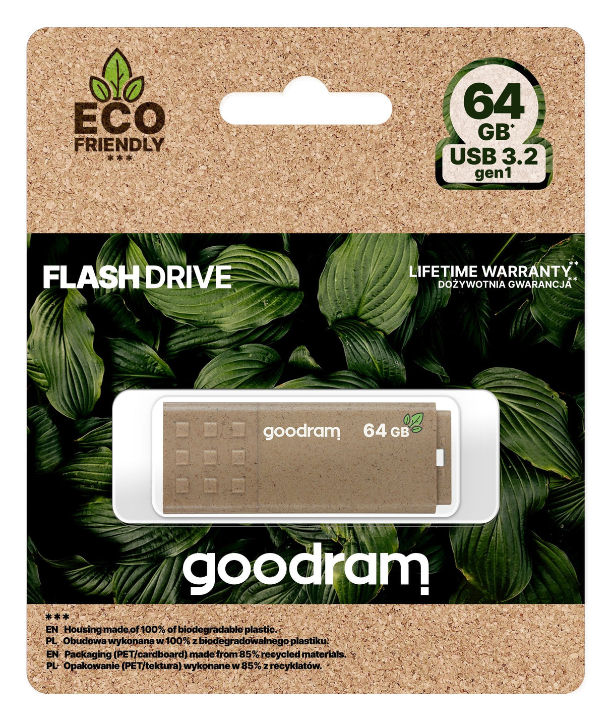 EAN 5908267960479 - Goodram UME3 Eco Friendly unidad flash USB 64 GB USB tipo A 3.2 Gen 1 (3.1 Gen 1) Marrón imagen 5