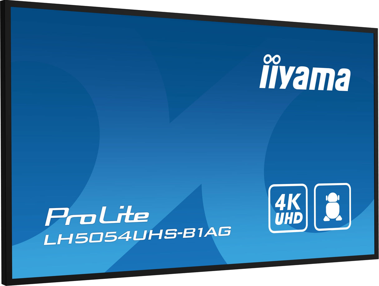 Iiyama 50 Lcd 4k Black Lh5054uhs-B1ag