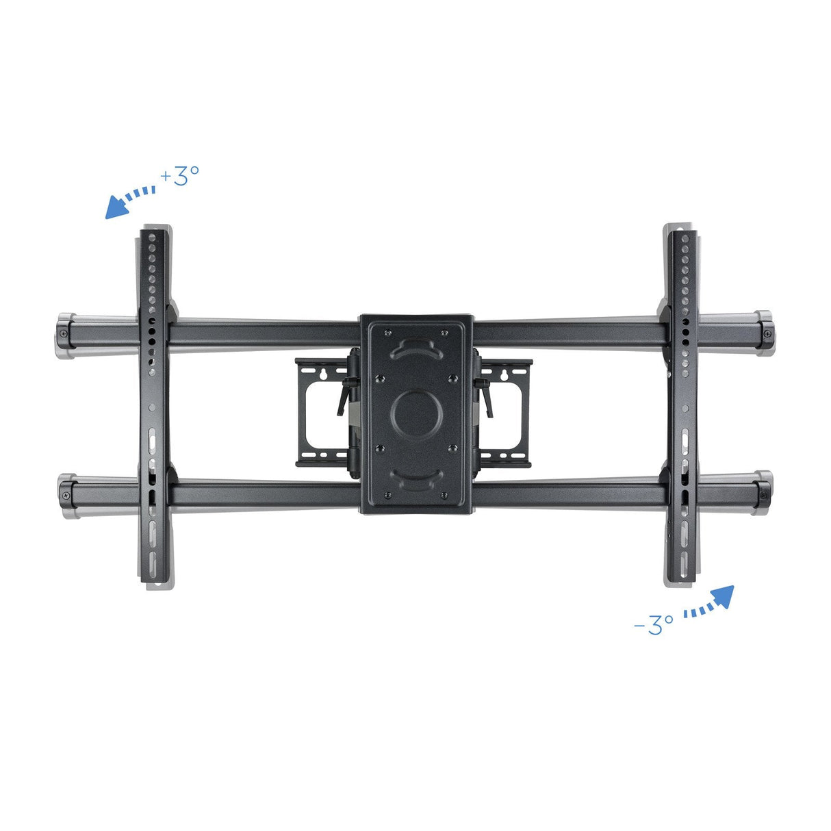 Tooq Soporte De Pared Con Doble Brazo Articulado Para Tv De 37"-90" - Giratorio E Inclinable - Peso Max 75kg - Vesa