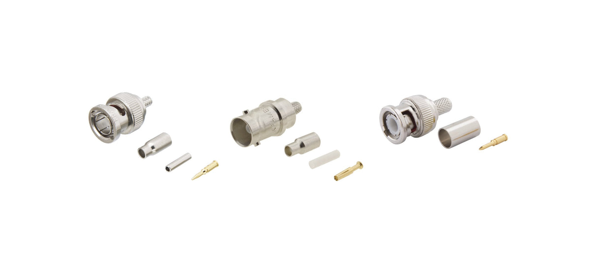 EAN 7291063046668 - Kramer Electronics CCR-BNC-6 conector BNC (RG-6) Metálico imagen 1