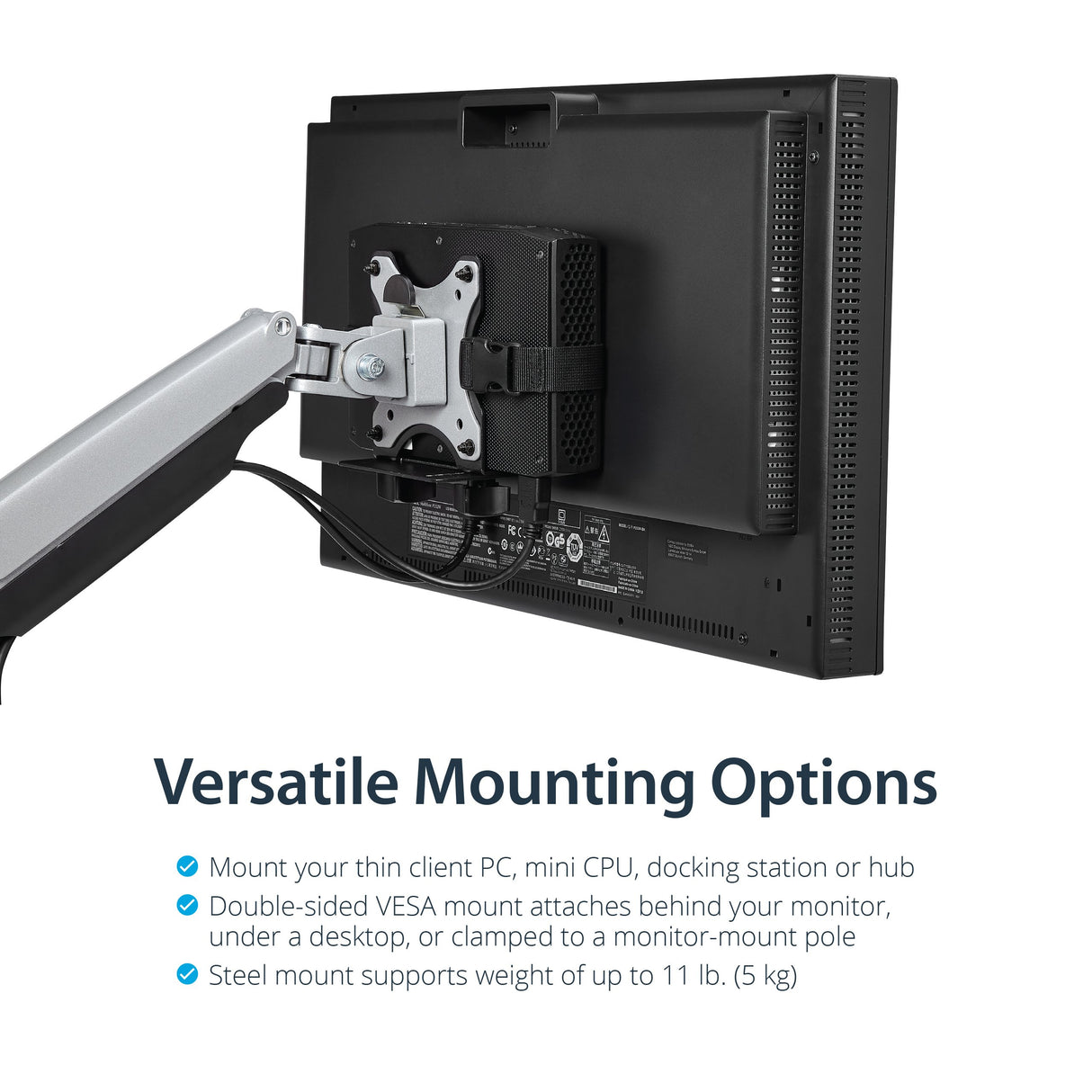 EAN 0065030867320 - StarTech.com ACCSMNT soporte de CPU Peana para monitor Negro imagen 9