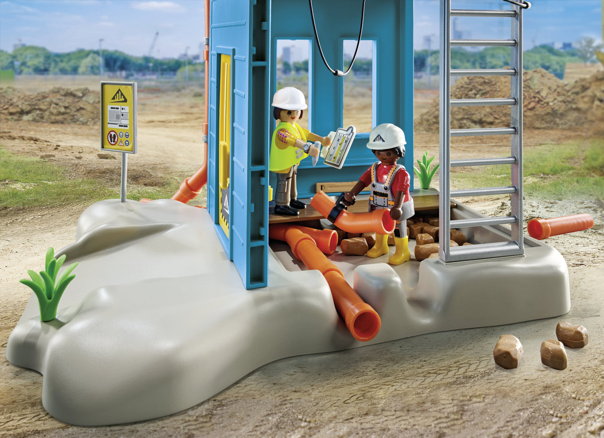 Playmobil 71650 Action Heroes Obra, Juguete De Construcción 71650