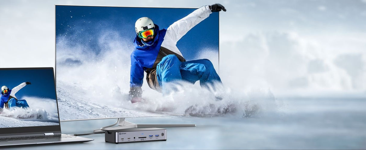 Triple Usb-C Docking Station