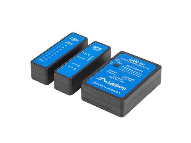Tester Poe Lanberg Cable Rj45 Rj12 Rj11 Coaxial