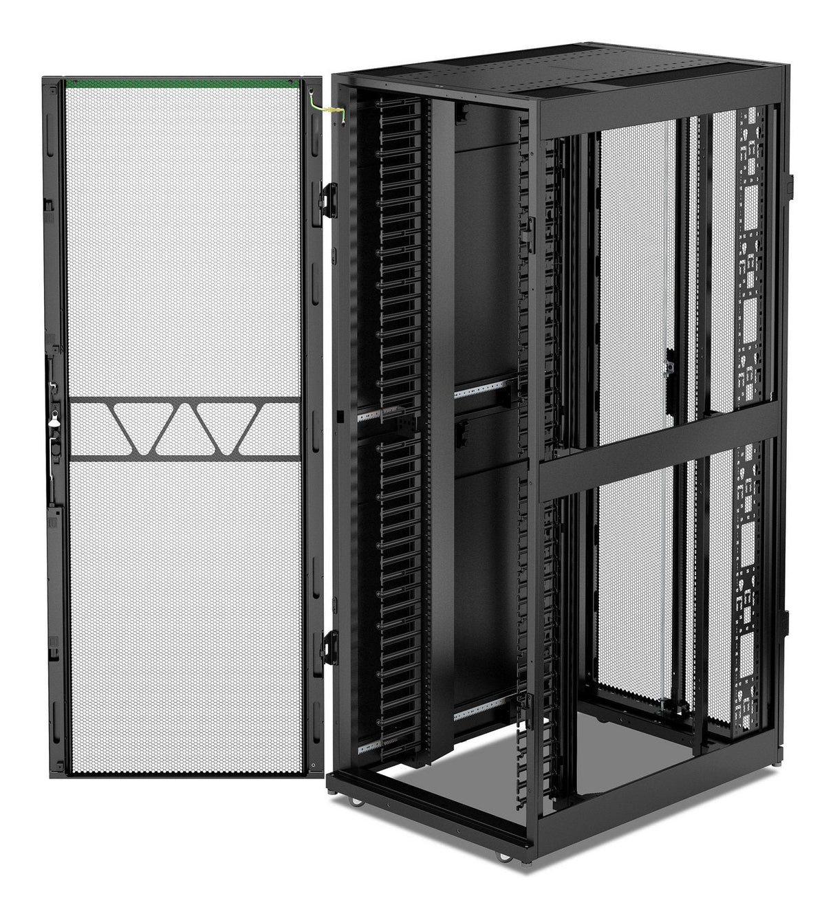 Apc Netshelter Sx Enclosure De Redes Gen2, 42u, 1991hx750wx1070dmm, Con Gestores De Cables Verticales, Negro