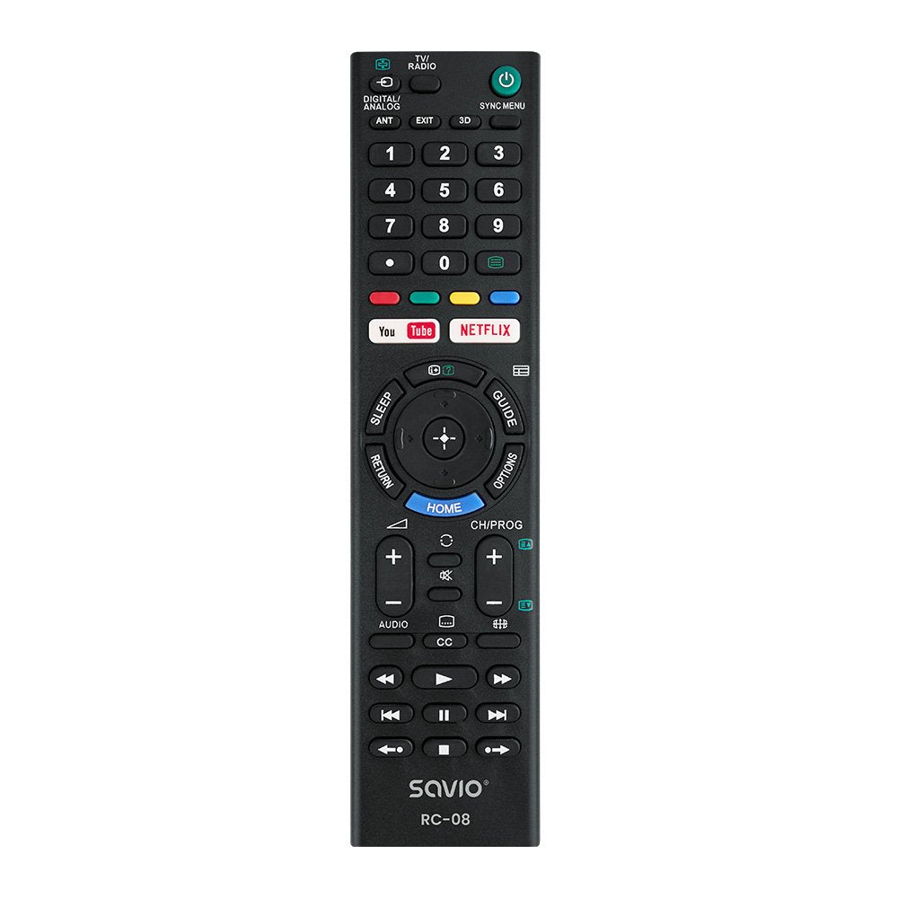Savio Rc-08 Universal Control Remoto / Replacement For Sony Tv