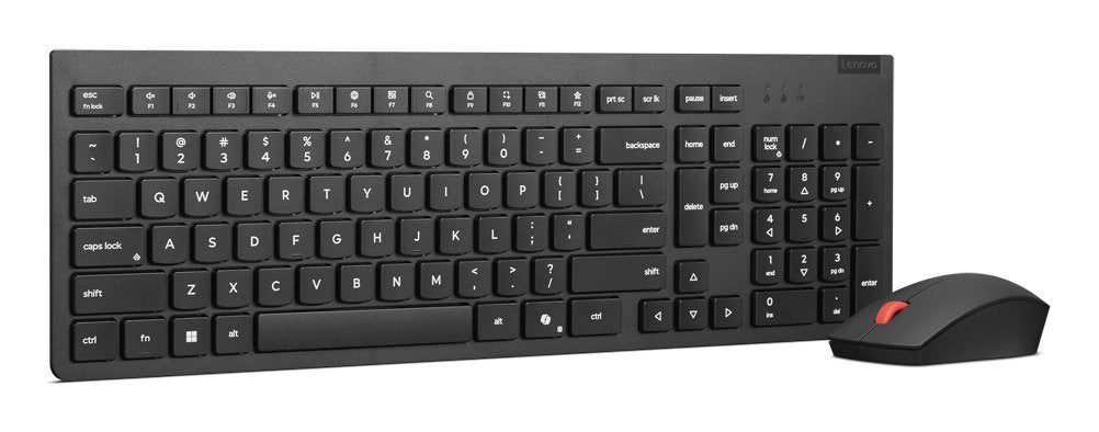EAN 0195892117032 - Lenovo 4X31R64453 teclado Ratón incluido Oficina RF inalámbrico Inglés de EE. UU. Negro imagen 3