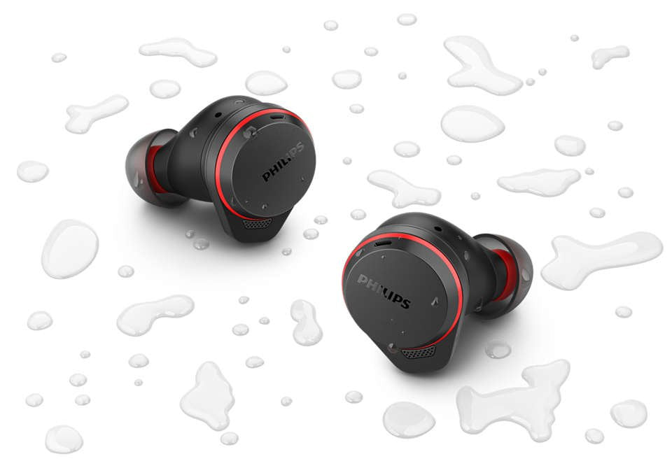 Philips Taa7507bk/00 Auriculares Inalámbrico Bluetooth Negro, Rojo