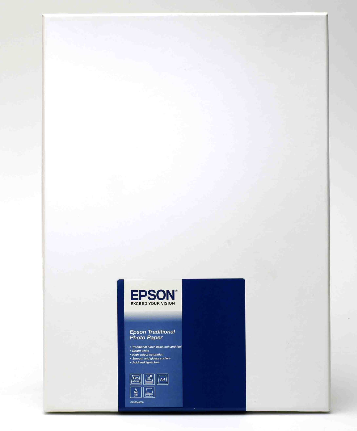 Original Epson Papel Inkjet Fotografico Traditional A4 25 Hojas Spro/3800/4000/4400/4450/4800/4880