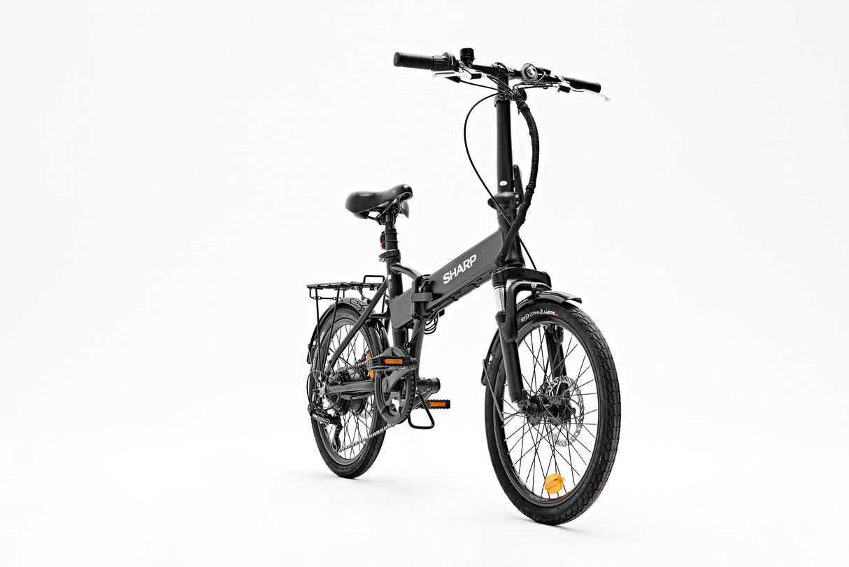 Sharp Klapp/Falt E-Bike 250w Motor / App / Schwarz