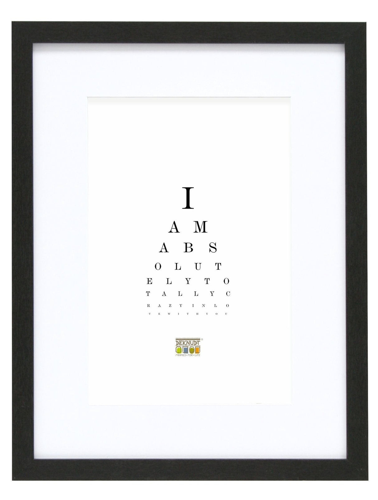 Deknudt S66kf2 P1 30x45 Madera Negro W. Passepartout