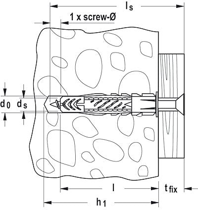 EAN 4048962154214 - Fischer 518886 tornillo de anclaje y taco 40 pieza(s) 50 mm imagen 2