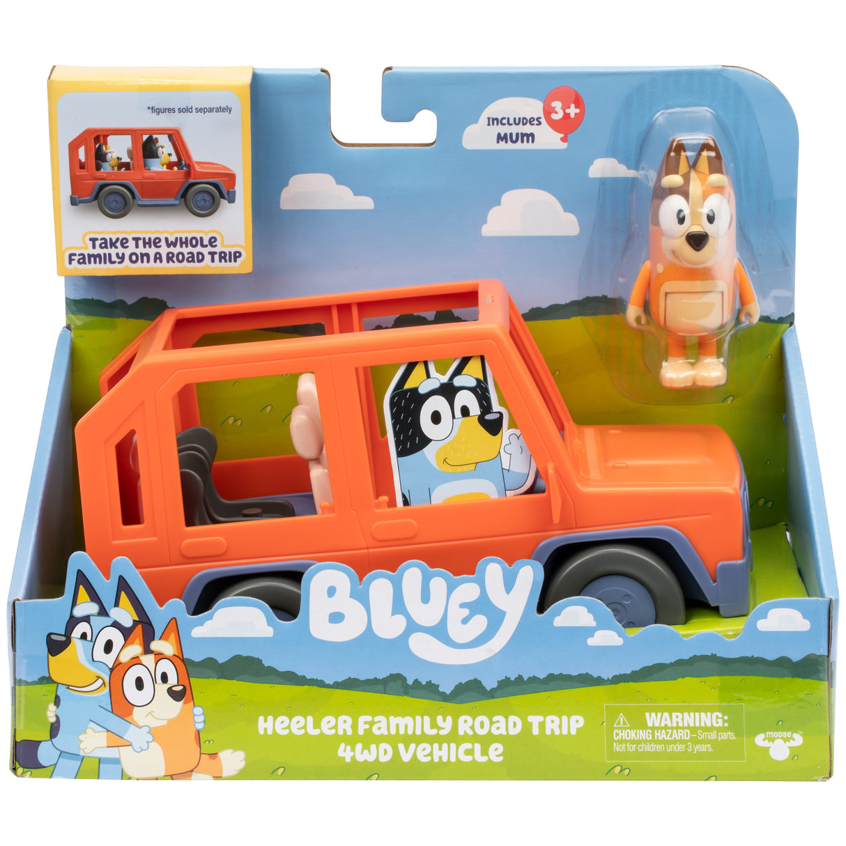 EAN 0630996176610 - Moose Toys Bluey - Heeler Familienausflug 4WD Familienauto imagen 7