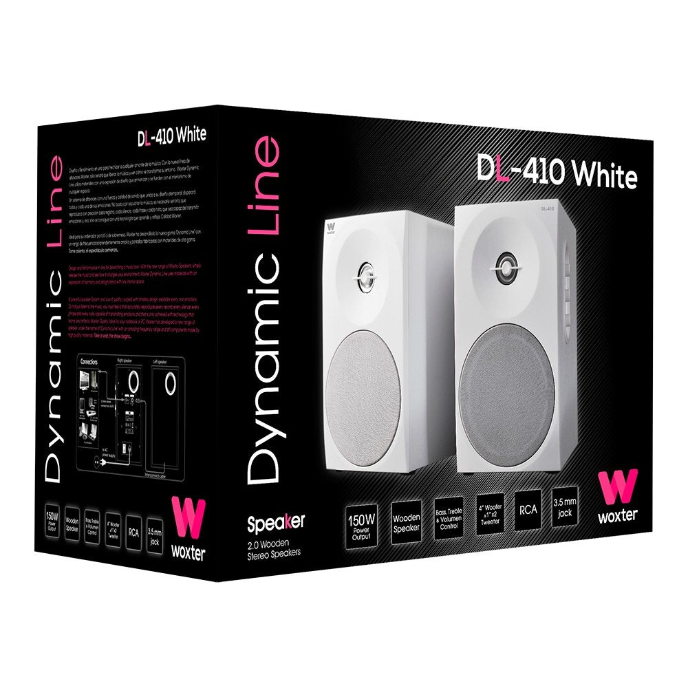 Altavoces Woxter Dynamic Line Dl-410 150w 2.0 Blanco