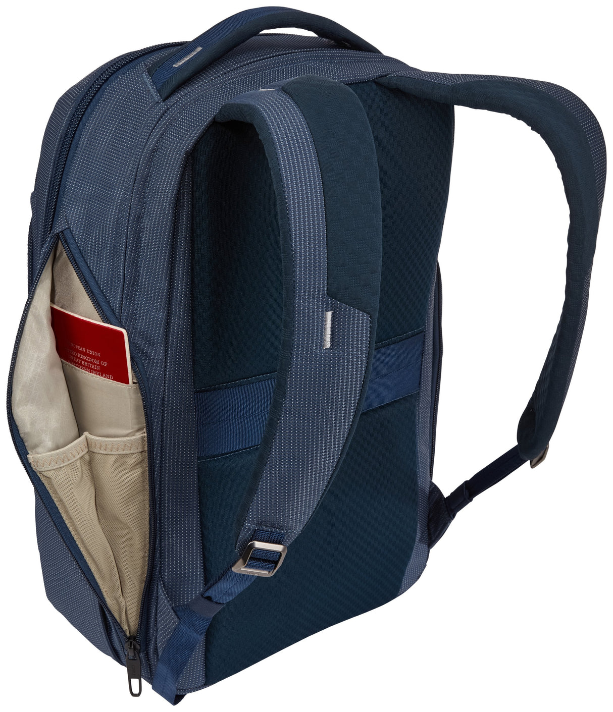 Mochila Thule Crossover 2 Dress Blue 30l Compartimento Acolchado Para Portátiles Hasta 15.6'/39.6cm Bolsillo Con Bloqueo Rfid Nailon