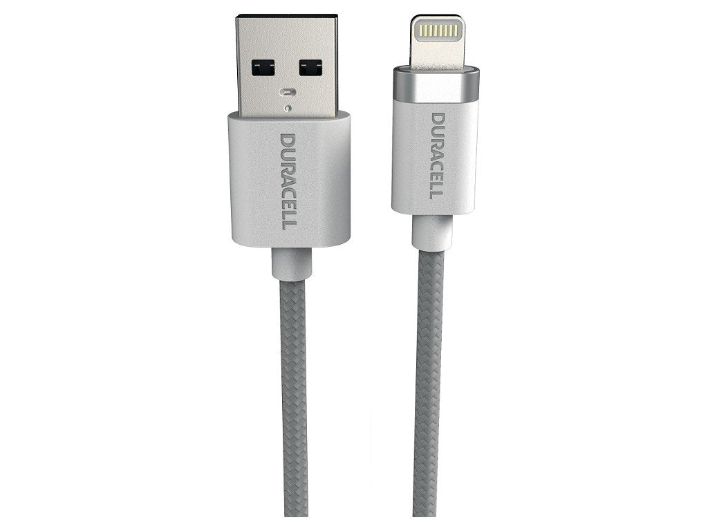 Duracell Duracell 2m Usb-A To Lightning Braided Para Apple Iphone/Ipad Lightning - White Usb7022w