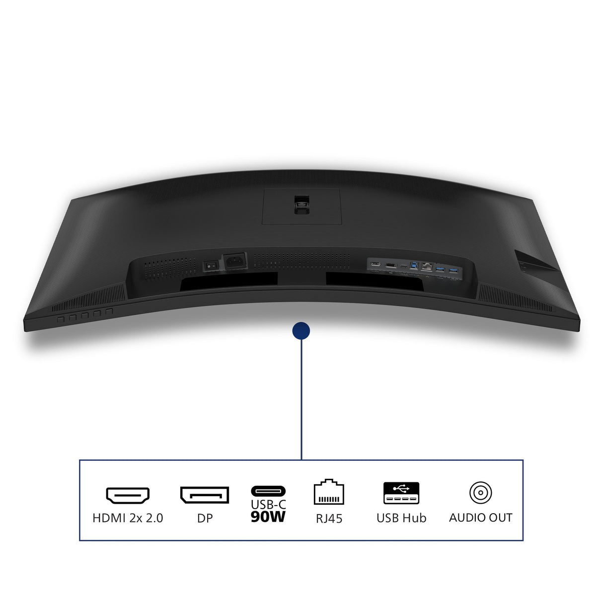 EAN 8721038002409 - Philips 3000 series 34B2U3600C/00 pantalla para PC 86,4 cm (34") 3440 x 1440 Pixeles Wide Quad HD LCD Neg imagen 6