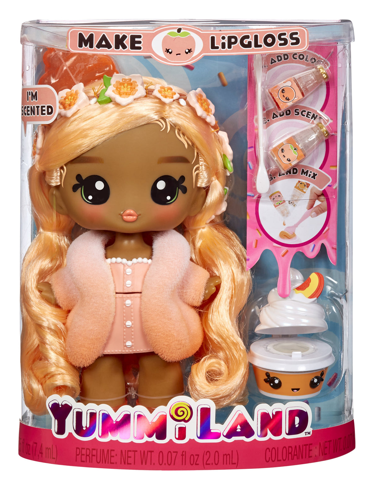 EAN 0035051120797 - MGA Entertainment Yummiland Large Doll + Lipgloss Pet- Piper Peach imagen 5