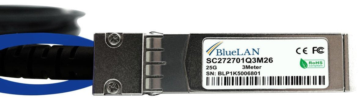Sfp28-Dac-2m-Uq Infiniband Cable Negro (Sfp28-Dac-2m-Uq-Bl)
