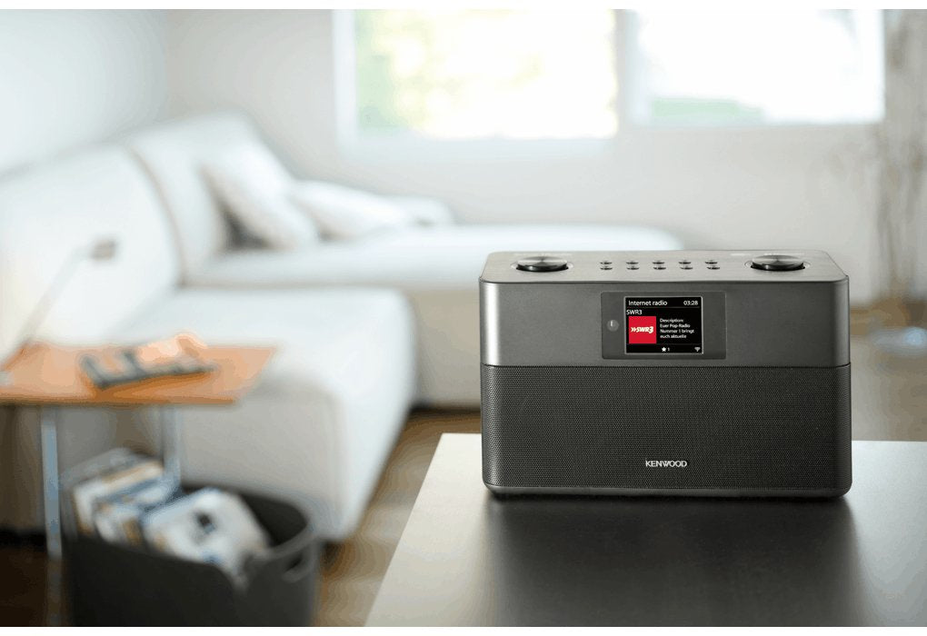 Kenwood Cr-M100s Smart Radio Mit Dab+, Grosses Farbdisplay, Wifi Negro
