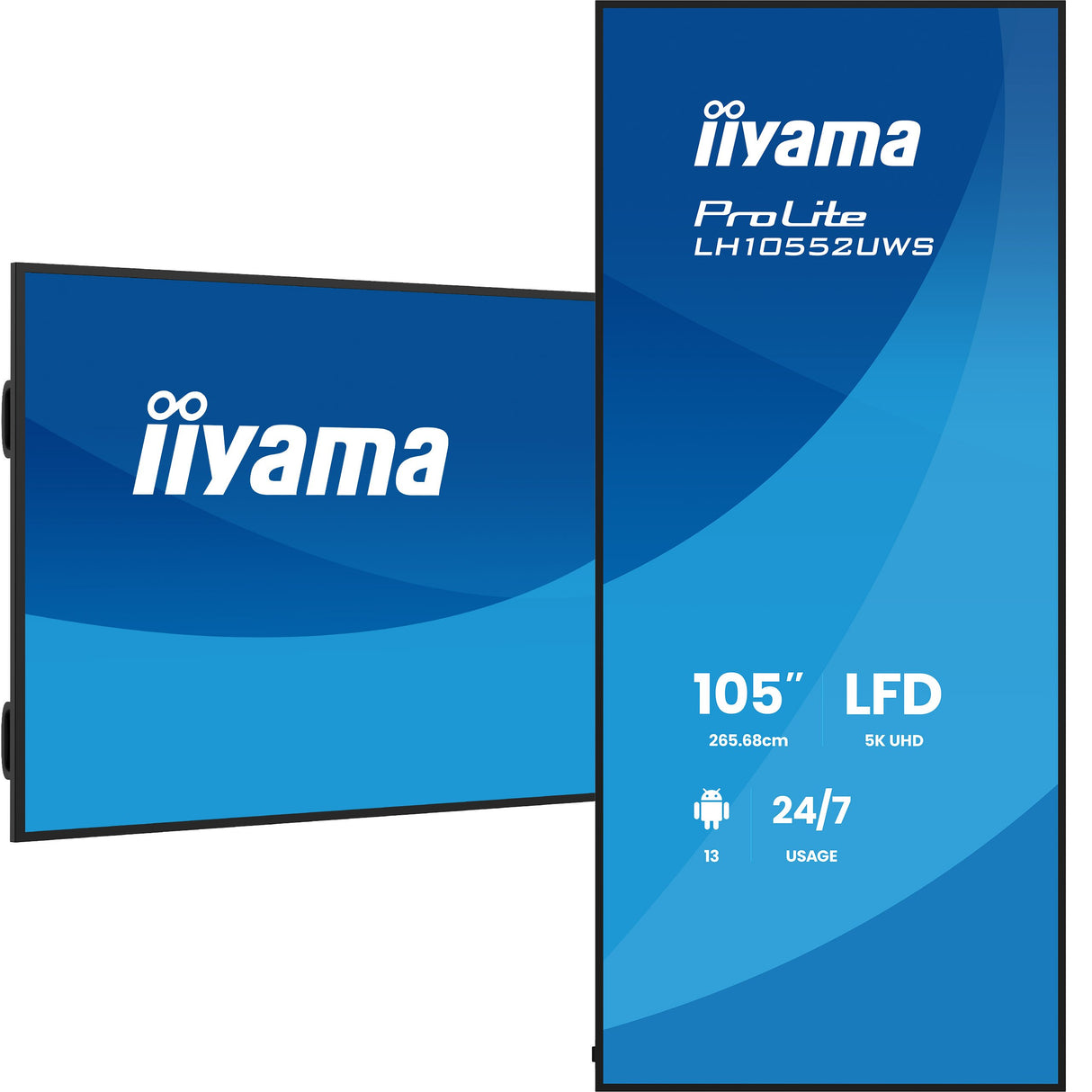 EAN 4948570128020 - iiyama LH10552UWS-B1AG pantalla de señalización Diseño de quiosco 2,66 m (104.6") LCD Wifi 500 cd / m² Ul imagen 7