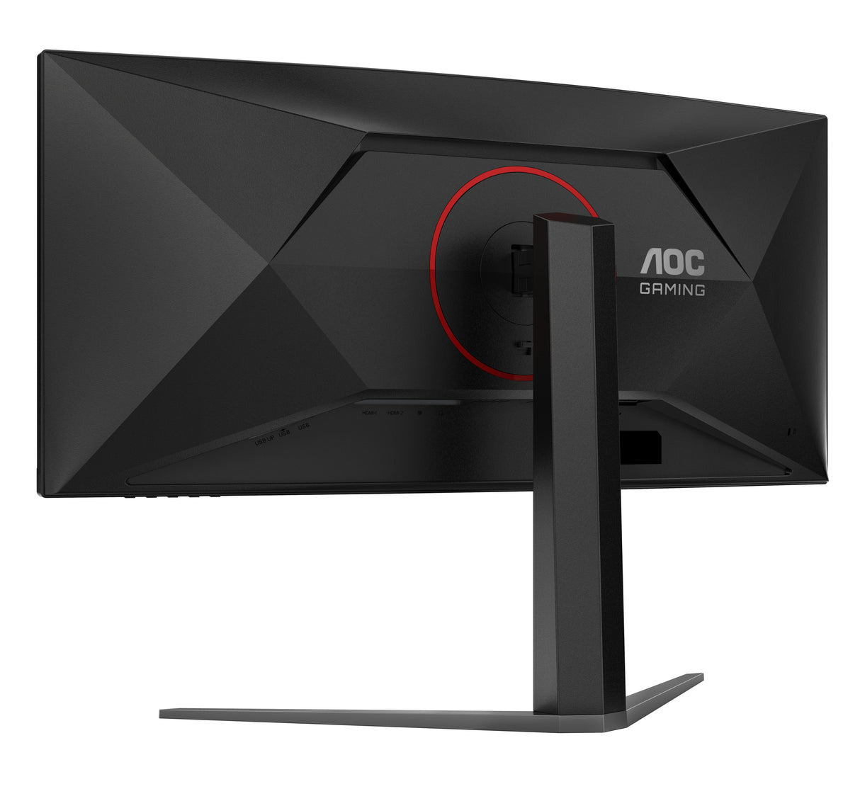 Monitor Aoc G4 Cu34g4z 34" 3440 X 1440 Pixeles Wide Quad Hd Led Negro, Rojo