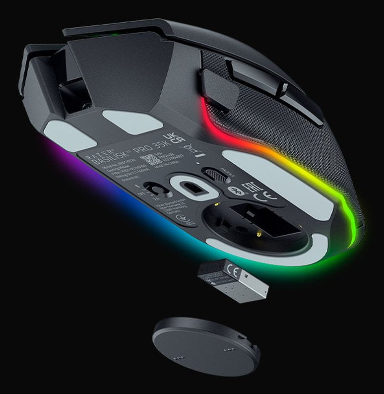 EAN 8886419334606 - Razer Basilisk V3 Pro 35K ratón Juego mano derecha RF Wireless + Bluetooth + USB Type-A Óptico 35000 DPI imagen 2