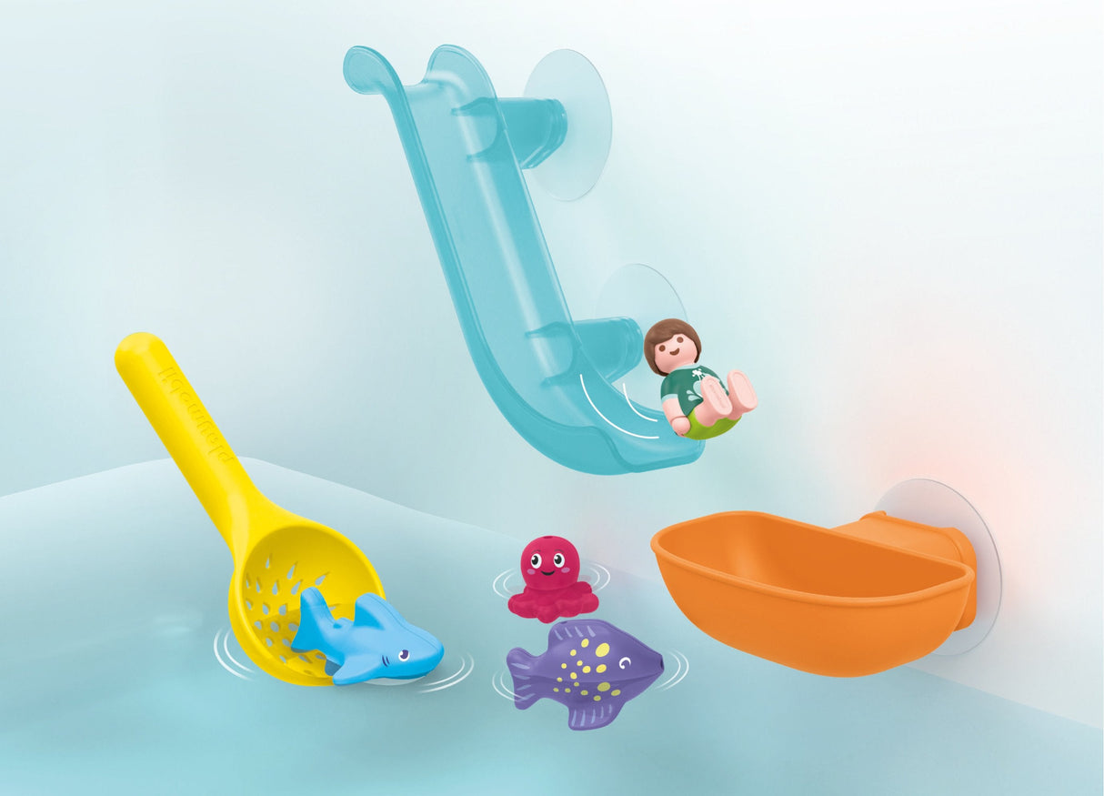 Playmobil Junior Diversion En La Pesca Con Animales Del Mar