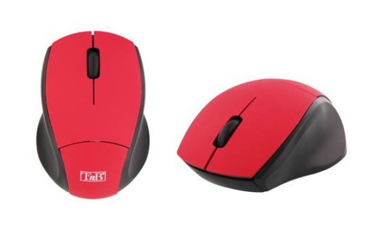 Tnb Miny - Ratón Inalámbrico Compacto - Rojo