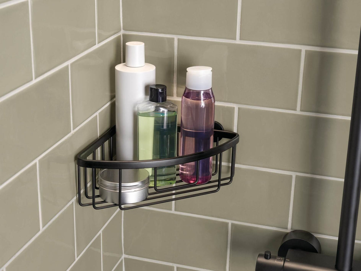 EAN 4063565111440 - TESA ALUXX BLACK Aluminio Montado en pared Cesta de ducha imagen 4