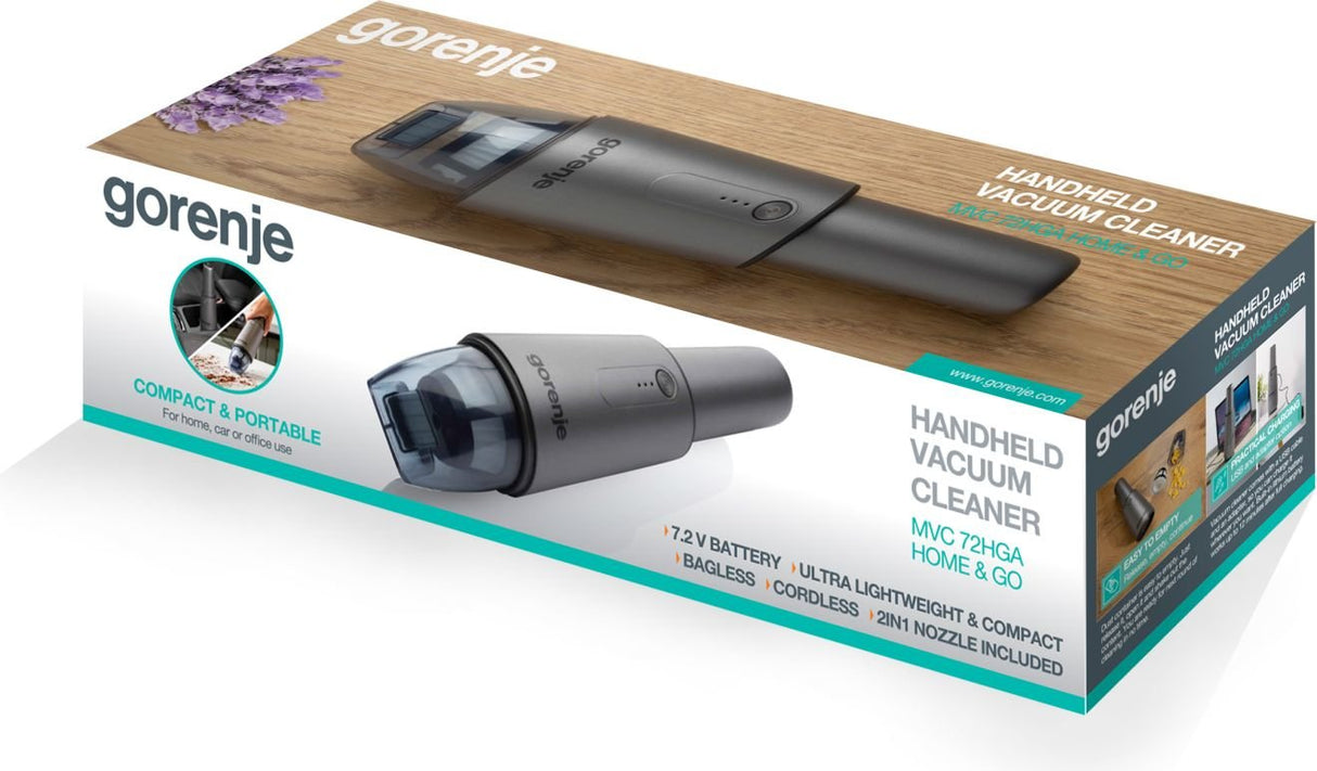 EAN 3838782481208 - Gorenje MVC72HGA aspiradora de mano Gris Sin bolsa imagen 8