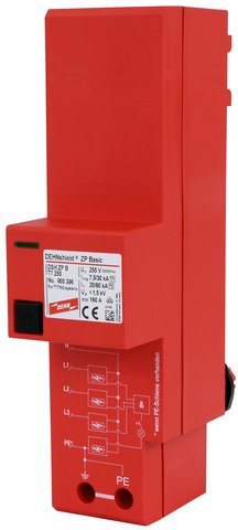 Dehn Dsh Zp B Tt 255 Kombiableiter Typ 1+2 Dehnshield Zp Basic Für Tn-S Tt
