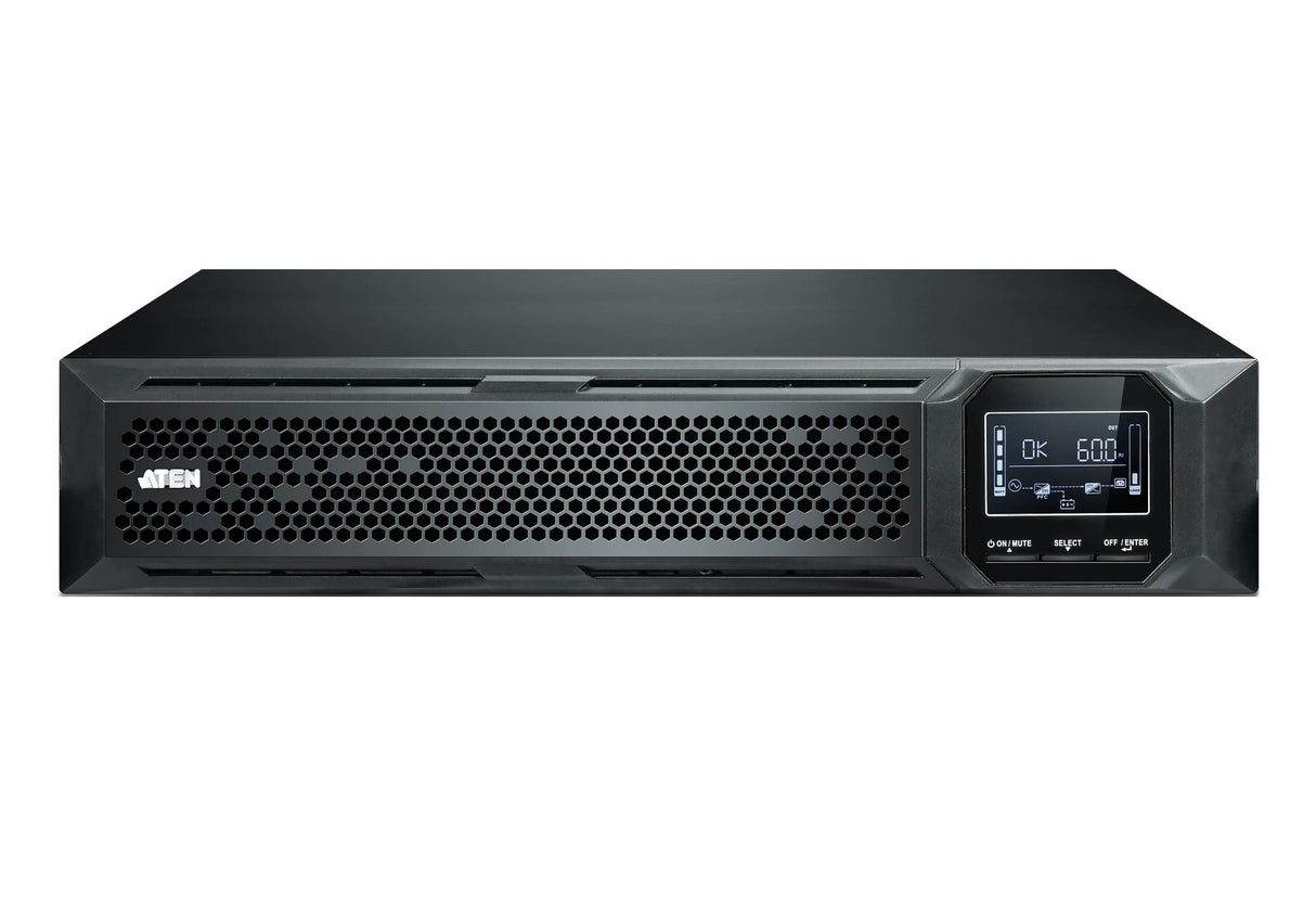EAN 4719264647994 - ATEN OL3000HV-AT-G sistema de alimentación ininterrumpida (UPS) Doble conversión (en línea) 3000 W 9 sali imagen 3