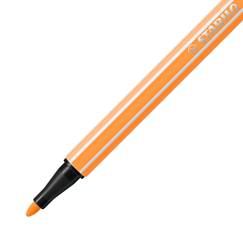 Stabilo Pen 68 Rotulador Naranja Fluorescente -10u-