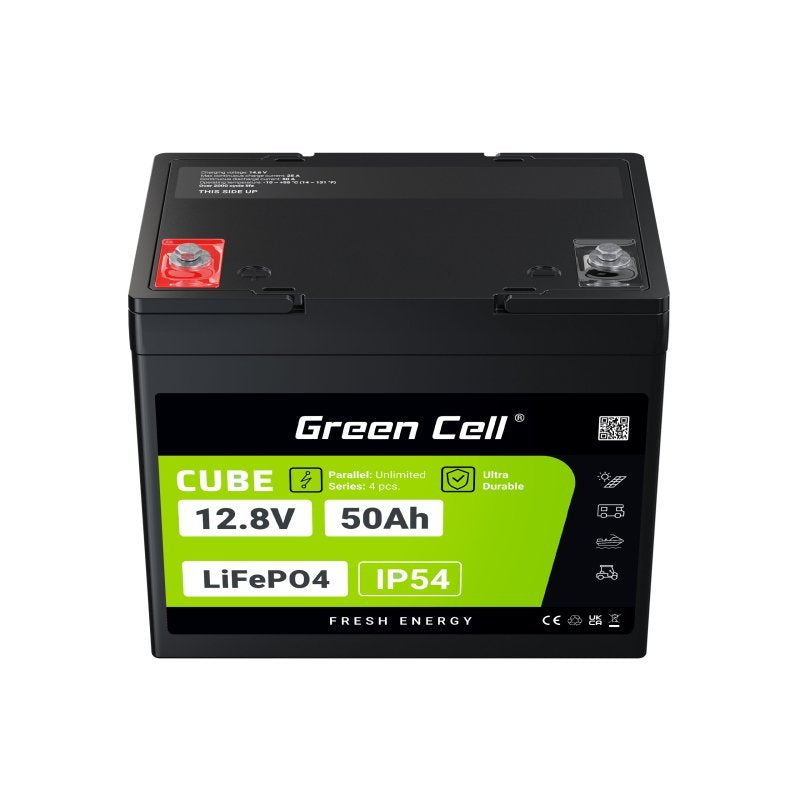EAN 5904326374867 - Green Cell LFPGC12V50AH batería para sistema ups Fosfato de hierro-litio (LiFePo4) 12 V 50 Ah imagen 13