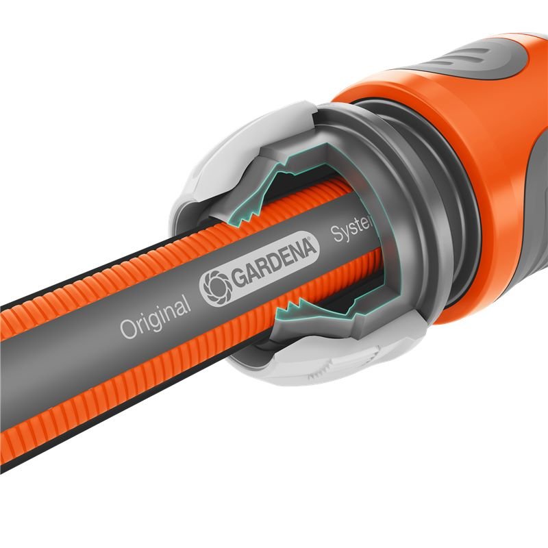 Gardena 18099-20 Manguera De Jardín 50 M Por Encima/Debajo Del Suelo Gris, Naranja