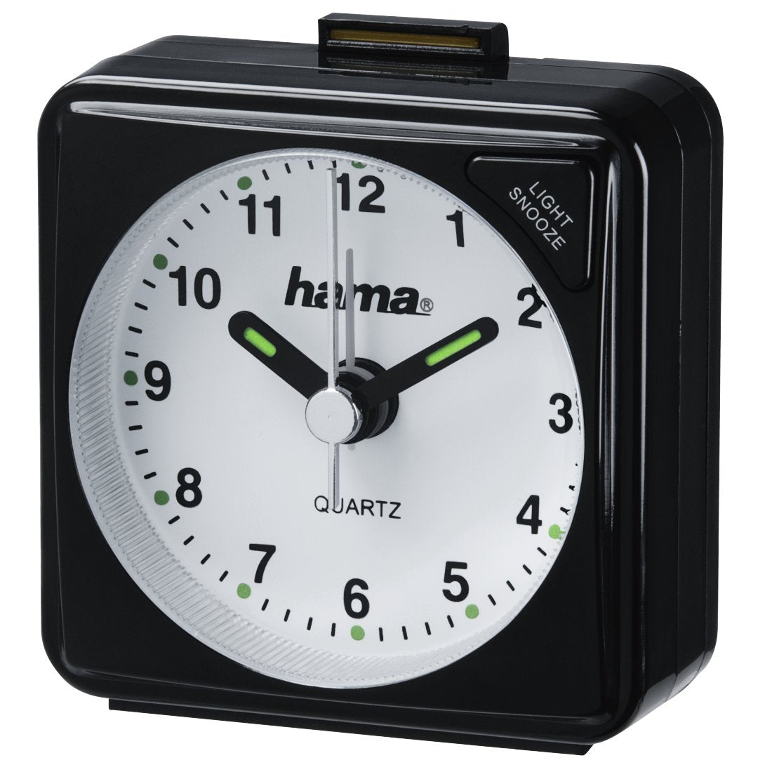 Hama Reisewecker A50, Schwarz Zeiger Fluoreszierend 186329