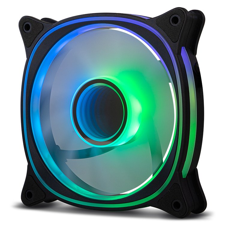 Ventilador Pc Nox Hummer V-Fan Argb Espejo Infinito 120mm