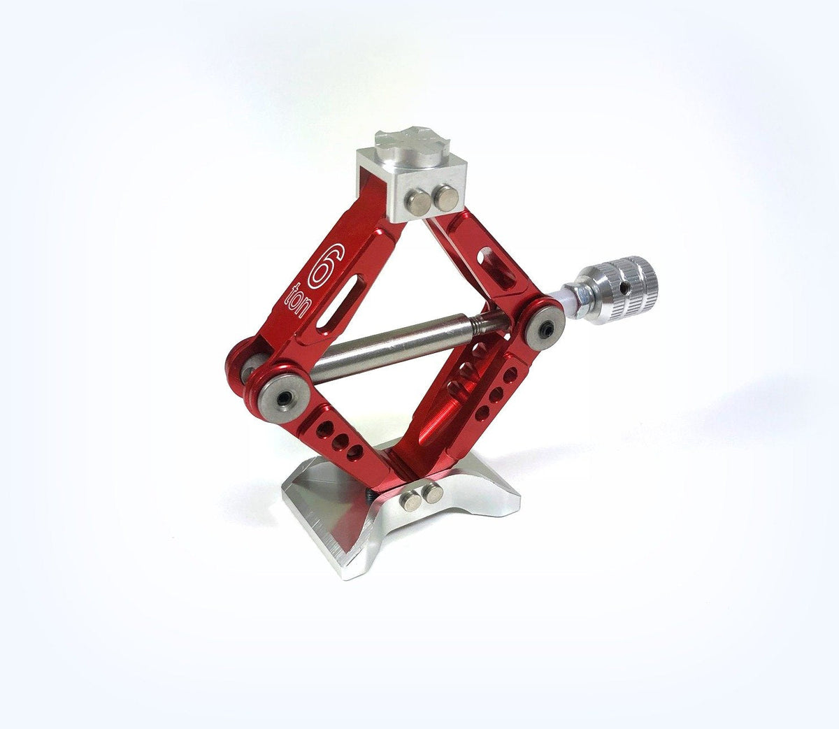 Absima 1 10 Aluminio Scherenwagenheber Rojo